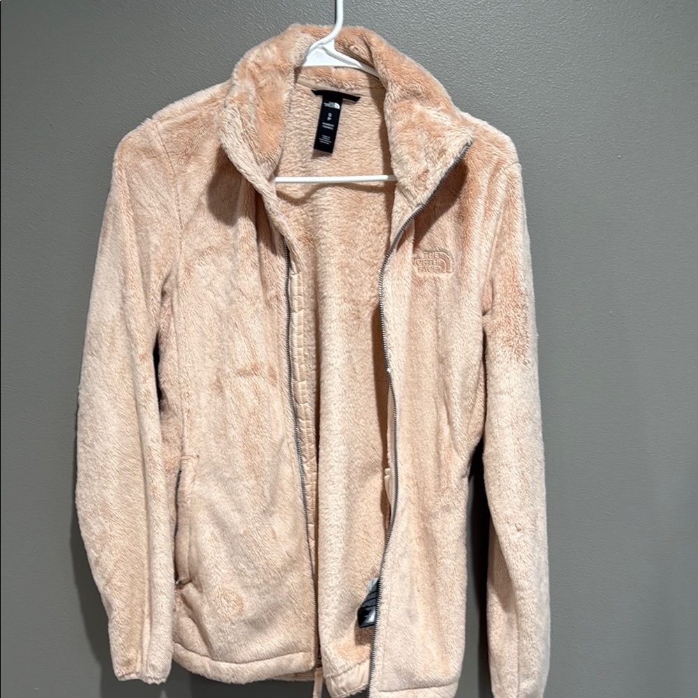Women's light pink north face Osito Jacket
